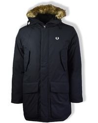 fred perry padded coat