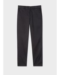 Paul Smith - Cotton Stretch Slim Fit Chino Trousers It46 Uk14 - Lyst