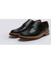 Grenson Derbies Archie en cuir noir