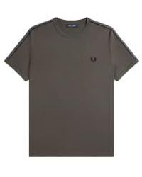 Fred Perry - Geklagter ringer t-shirt field / field - Lyst