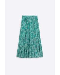 Suncoo - Fiona Cashmere Print Skirt T0 - Lyst