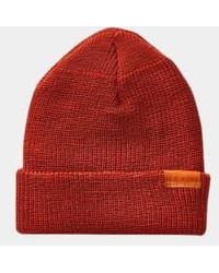Red Wing - Wing Shoes Merino Wool Knit Beanie Hat Rust 1 - Lyst