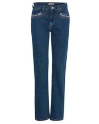Fransa - Becca tessa jeans 2 im mid -bluseue - Lyst