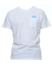 Sundek - T-shirt l' m609tej7800 blanc - Lyst