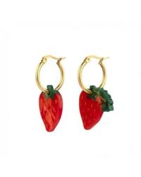 Coucou Suzette - Boucles d'oreilles fraises - Lyst