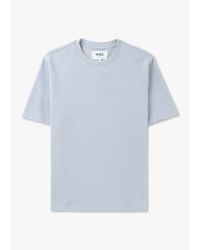 Wax London - Herren dean textured t-shirt in blau - Lyst