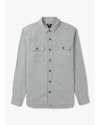 PAIGE - Mens Wilbur Overshirt In Cracked Pearl - Lyst