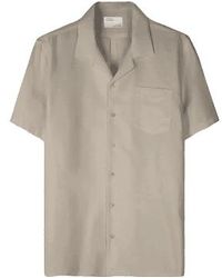 COLORFUL STANDARD - Cs4009 Linen Short Sleeved Shirt Oyster S - Lyst
