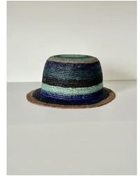Paul Smith - Stripe Crochet Straw Hat Multicolour M - Lyst