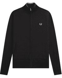 Fred Perry - Authentic Classic Zip Through Cardigan S - Lyst