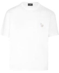 Paul Smith - Zebra Outline T Shirt Col 01 Size Xl - Lyst