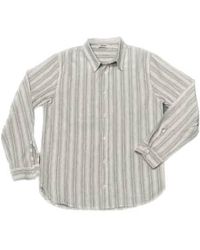 Crossley - Finser Shirt Ls Thin Stripes White M - Lyst