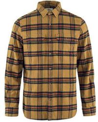 Fjallraven - Buckwheat And Autumn Leaf 232 215 Ovik Heavy Flannel Shirt M - Lyst