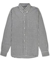 Burrows and Hare - Camisa a cuadros con botones - Lyst