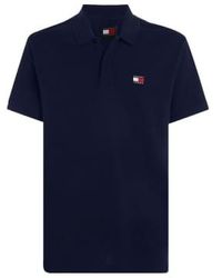 Tommy Hilfiger - Tommy jeans reguläres badge polo - Lyst