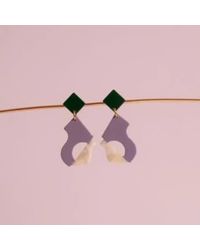 Apres Ski - Abya Lilac Earrings Lilac - Lyst