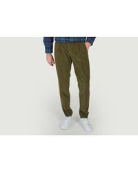 Incotex - Tapered Pleated Corduroy Pants - Lyst