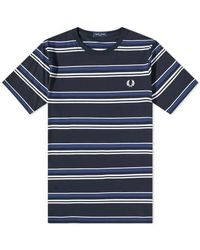 Fred Perry - Fine Stripe Tee - Lyst