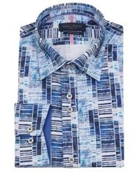 Guide London - Geometric Long Sleeve Shirt - Lyst