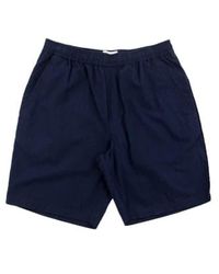 Folk - Pantalones cortos ensamblaje críveres azul marino - Lyst