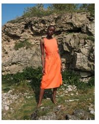 Beaumont Organic - Cece Dress Coral S - Lyst