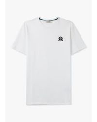 Sandbanks - Camiseta logotipo insignia hombres en blanco - Lyst