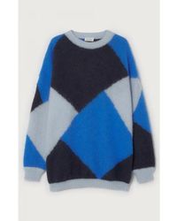 American Vintage Pinobery Jumper in Purple | Lyst