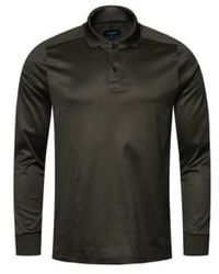 Eton - Casual Fit Filo Di Scozia Long Sleeve Polo Shirt - Lyst