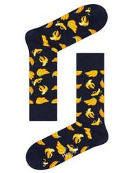 Happy Socks - Chaussettes bananier la marine - Lyst