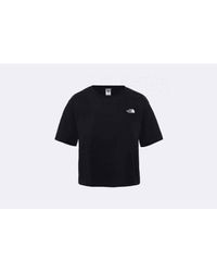 The North Face - Wmns Cropped Sd Tee 1 - Lyst