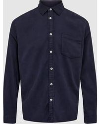 Minimum - Camisa manga larga azul jack maritime - Lyst