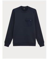 Paul Smith - Nylon Pocket Detail Plain Sweatshirt Col 49 Dark - Lyst