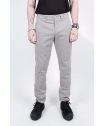 Transit - Cotton Stretch Regular Fit Chinos Taupe Extra Large - Lyst
