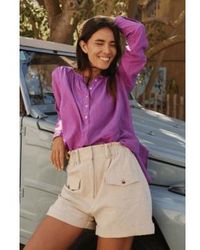 indi & cold - Camisa algodón púrpura - Lyst