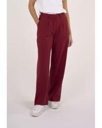 Knowledge Cotton - 700009 Posey Classic Loose Pants Rhubarbe - Lyst