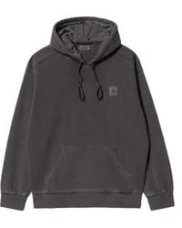 Carhartt - Sudadera Hooded Nelson Charcoal - Lyst