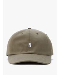 Norse Projects - Mens Twill Sports Cap In Sediment - Lyst