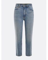 Guess - Authentic Light Reborn Mom Fit Jeans - Lyst
