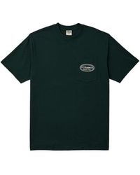 Filson - Ss Embroidered Pocket T-shirt Fir Oval Small - Lyst