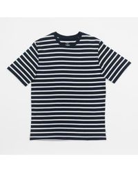 Jack & Jones - Camiseta a rayas básicas en el marina - Lyst