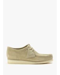 Clarks - Mens Wallabee Suede Shoes In Maple - Lyst