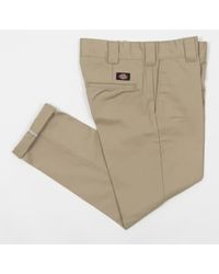 Dickies - Khaki 872 Slim Fit Work Chino Trousers 34w/32l - Lyst