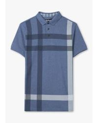 Barbour - Mens Blaine Polo Shirt In Chambray - Lyst