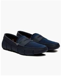 Swims - Penny loafer in der marine 21201-002a - Lyst