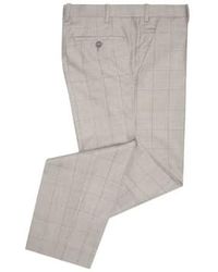 Remus Uomo - Lucian Windowpane Check Suit Trouser - Lyst