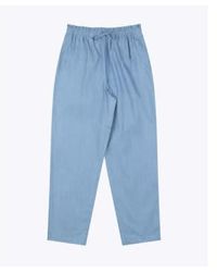 Wemoto - Lou Chambray Paper Bag Easy Trousers Xs - Lyst
