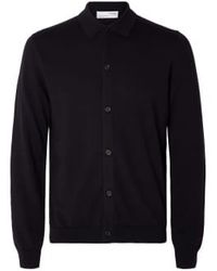 SELECTED - Caleb Ls Knit Button Cardigan - Lyst