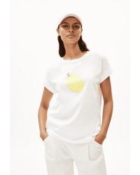 ARMEDANGELS - Idaarara früchte t-shirt weiß - Lyst