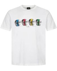 PS by Paul Smith - Ps Faces T-shirt M - Lyst