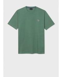 Paul Smith - Zebra Regular Fit T-shirt Col: 33c Emerald , Size: L - Lyst
